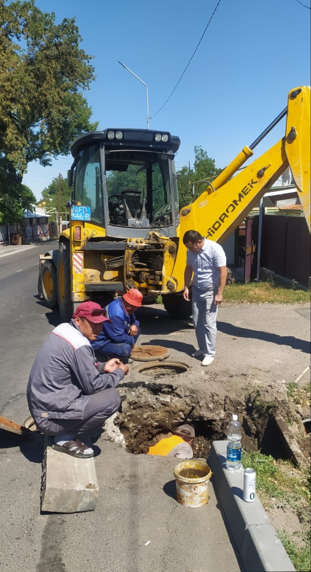 Жители Есика четыре недели сидели без воды